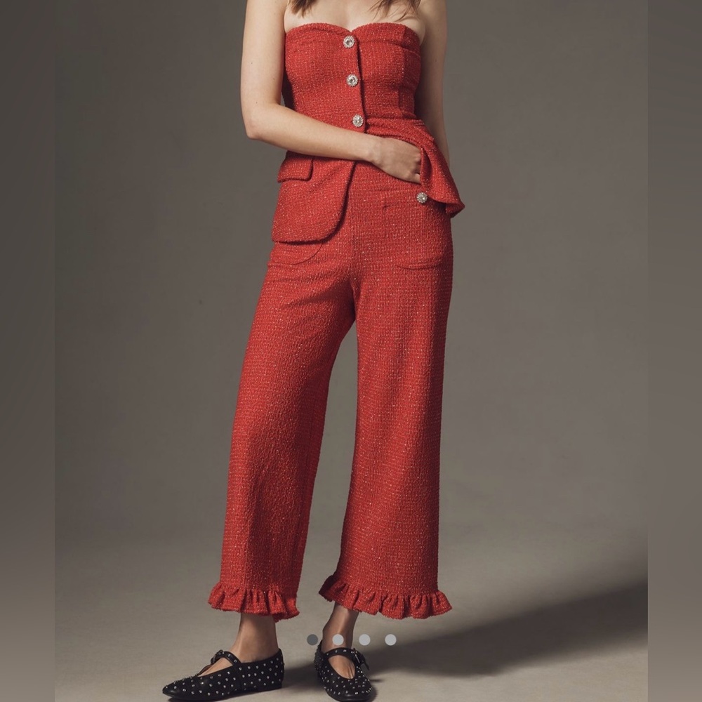 Anthropologie Colette Tweed pants